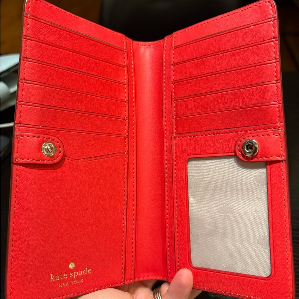 Kate Spade Vibrant Red Wallet - Picture 4 of 4